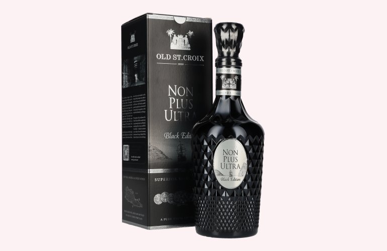 Old St. Croix NON PLUS ULTRA Black Edition Superior Spirit Drink 42% Vol. 0,7l in geschenkverpakking