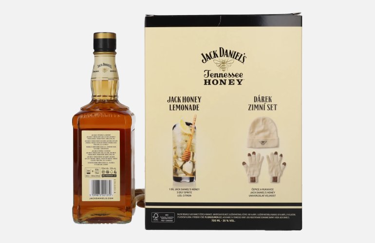 Jack Daniel's Tennessee HONEY 35% Vol. 0,7l mit Winterset