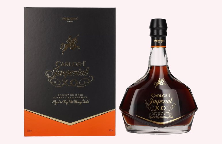 Carlos I Imperial X.O. Solera Gran Reserva Brandy de Jerez 40% Vol. 0,7l in Giftbox