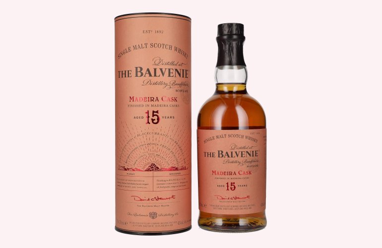The Balvenie 15 Years Old Madeira Cask Finish 43% Vol. 0,7l in Giftbox