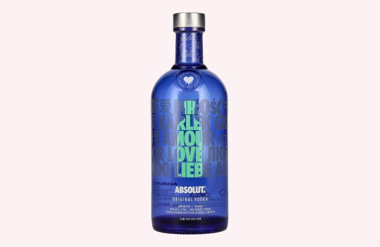 Absolut Vodka LOVE Original Vodka Limited Edition 40% Vol. 0,7l