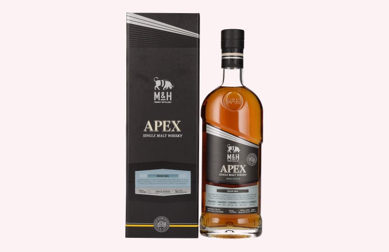 M&H APEX Single Malt Whisky DEAD SEA Batch 010 2018 56,2% Vol. 0,7l in Geschenkbox
