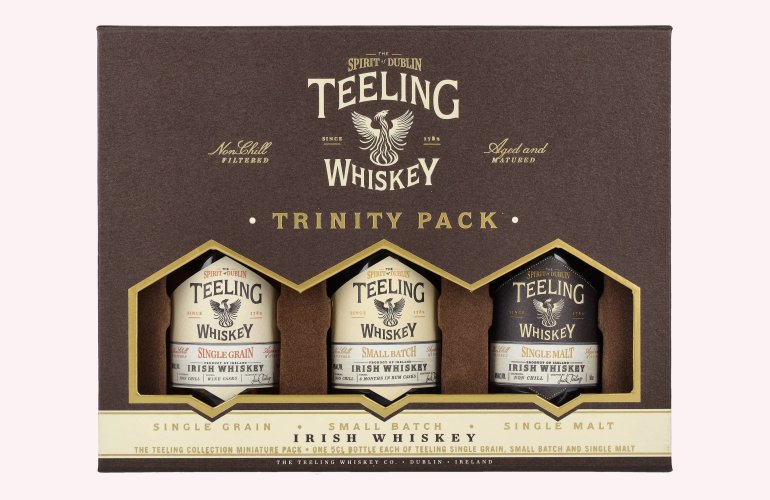 Teeling Whiskey TRINITY PACK Irish Whiskey 46% Vol. 3x0,05l