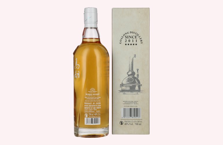 GOALONG Premium Blended OAK CASK Chinese Whiskey 40% Vol. 0,7l en boîte cadeau