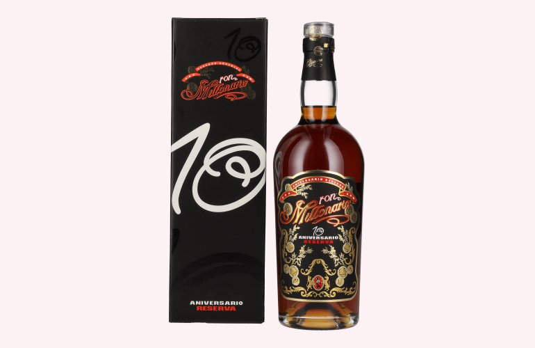 Ron Millonario 10 Aniversario Reserva 40% Vol. 0,7l in Geschenkbox