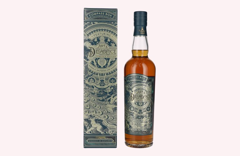 Compass Box ART & DECADENCE Blended Scotch Whisky 49% Vol. 0,7l in Geschenkbox