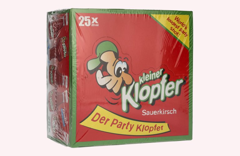 Kleiner Klopfer Sauerkirsch 16% Vol. 25x0,02l