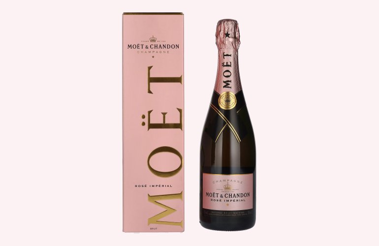 Moët & Chandon Champagne ROSÉ IMPÉRIAL Brut 12% Vol. 0,75l in Giftbox