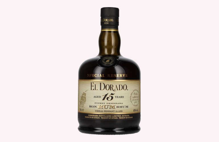 El Dorado 15 Years Old Finest Demerara Rum SPECIAL RESERVE 43% Vol. 0,7l