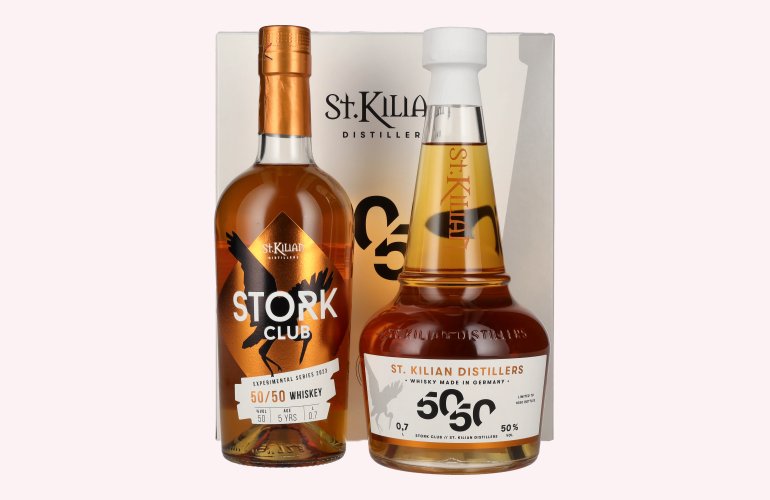 St. Kilian STORK CLUB 50/50 Experimental Series 2023 50% Vol. 2x0,7l in Giftbox