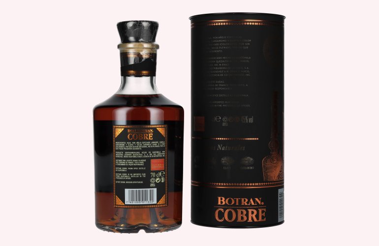 Botran Ron COBRE Spiced Rum Edición Limitada 45% Vol. 0,7l in geschenkverpakking