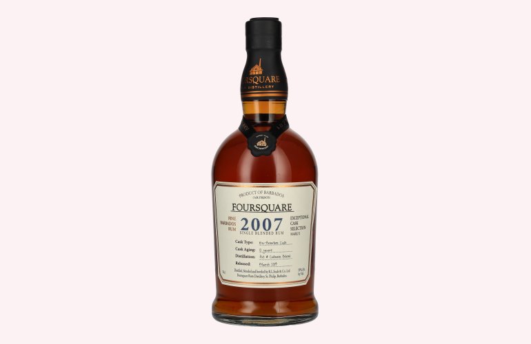 Foursquare 12 Years Old Single Blended Rum Cask Strength 2007 59% Vol. 0,7l