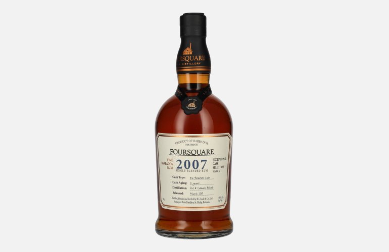 Foursquare 12 Years Old Single Blended Rum Cask Strength 2007 59% Vol. 0,7l
