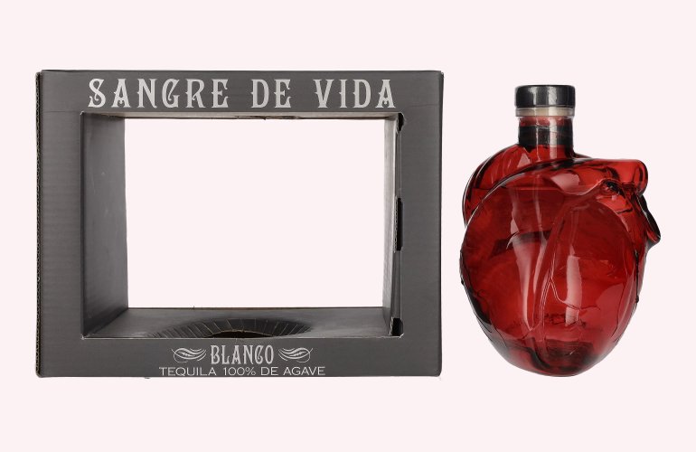 Sangre de Vida BLANCO Tequila 100% de Agave 40% Vol. 0,7l in Giftbox