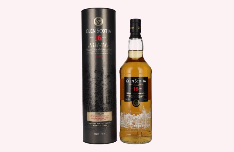 Glen Scotia 16 Years Old Single Malt Scotch Whisky 46% Vol. 1l in Geschenkbox