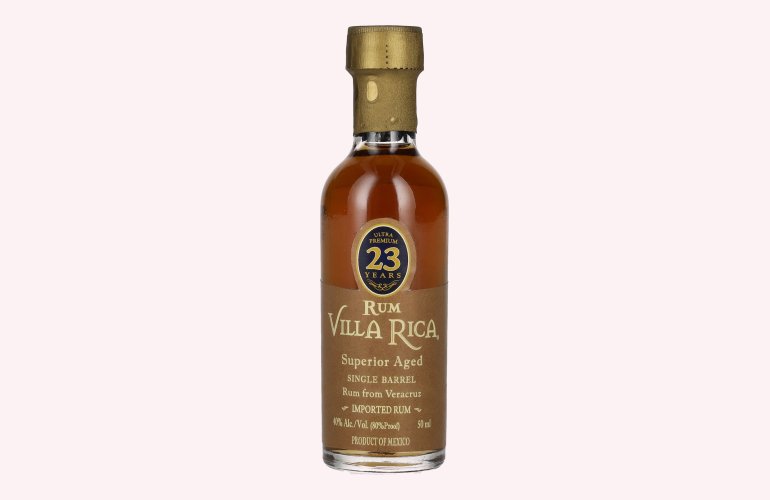 Villa Rica Single Barrel Ultra Premium 23 Years Old Superior Aged Rum 40% Vol. 0,05l