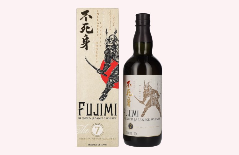 Fujimi The 7 Virtues Blended Japanese Whisky 40% Vol. 0,7l in Giftbox