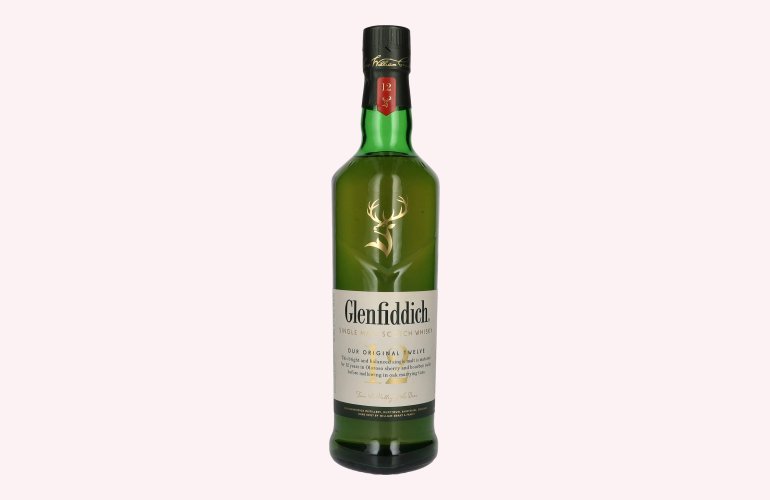 Glenfiddich OUR ORIGINAL TWELVE 12 Years Old Single Malt Scotch Whisky 40% Vol. 0,7l