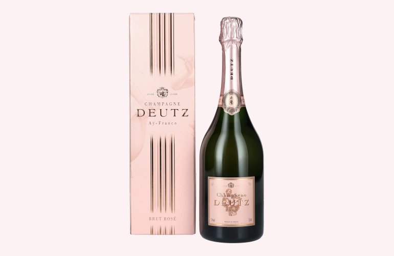 Deutz Champagne Rosé 12% Vol. 0,75l en boîte cadeau