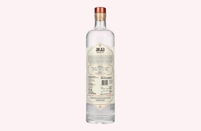 Jin Jiji India Dry Gin 43% Vol. 0,7l