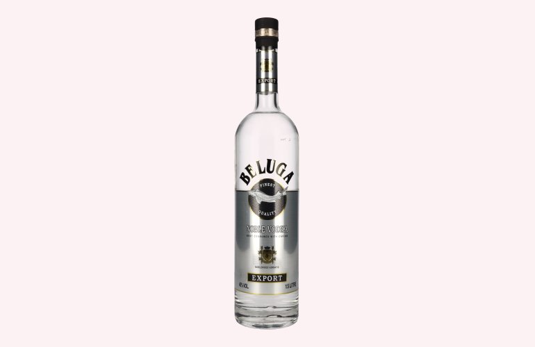 Beluga Noble Vodka EXPORT Montenegro 40% Vol. 1,5l