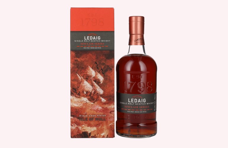 Ledaig SINCLAIR SERIES Rioja Cask Finish 46,3% Vol. 0,7l in Giftbox