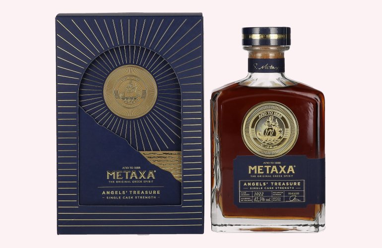 Metaxa Angels' Treasure Single Cask Strength 42,5% Vol. 0,7l in geschenkverpakking