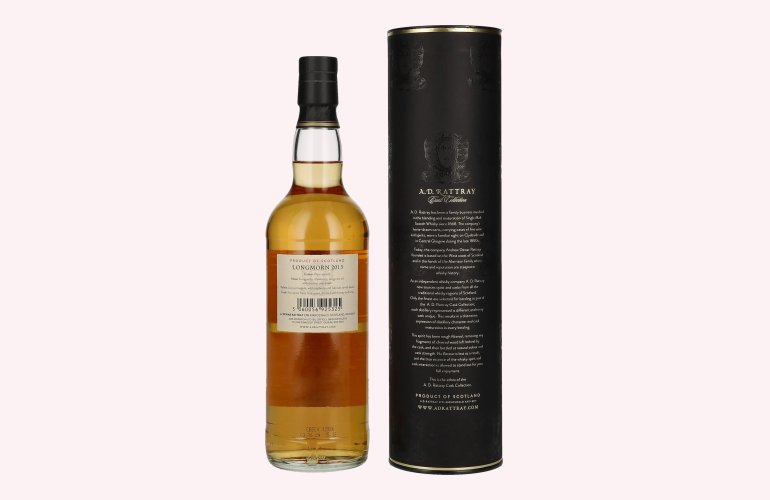 A.D. Rattray 10 Years Old LONGMORN Bourbon Barrel Whisky 2013 61,7% Vol. 0,7l in Giftbox
