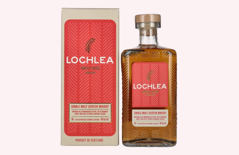 Lochlea HARVEST EDITION Second Crop Single Malt Scotch Whisky 46% Vol. 0,7l in Geschenkbox