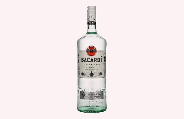 Bacardi Ron Carta Blanca Superior 37,5% Vol. 1,5l