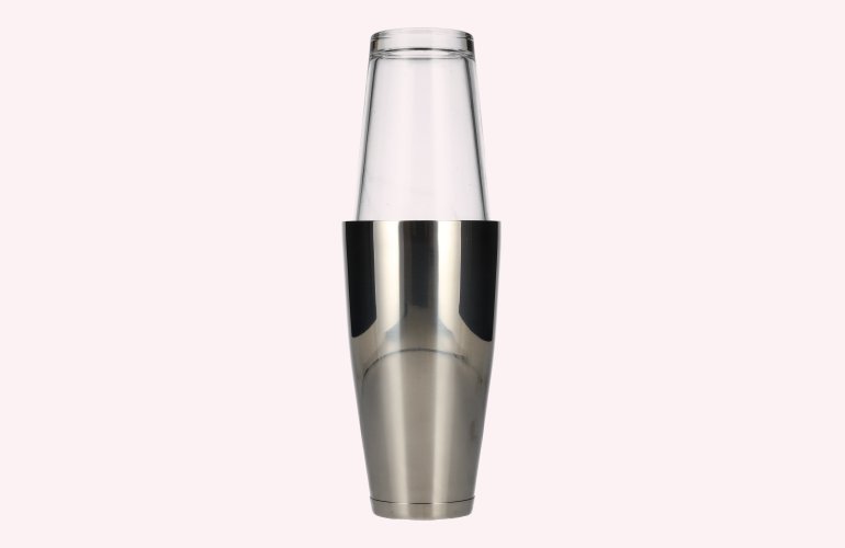 APS Boston Shaker Silber 2-teilig with glass