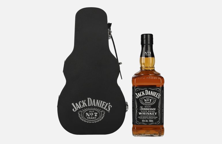 Jack Daniel's Tennessee Whiskey Guitar Case Edition 40% Vol. 0,7l en boîte cadeau