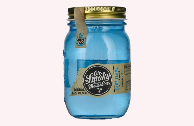 Ole Smoky Tennessee Moonshine BLUE FLAME Premium Spirit Drink 64% Vol. 0,5l