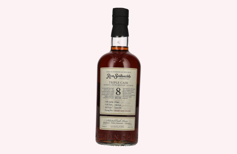 Ron Sostenible 8 Years Old Triple Cask Rum 43% Vol. 0,7l
