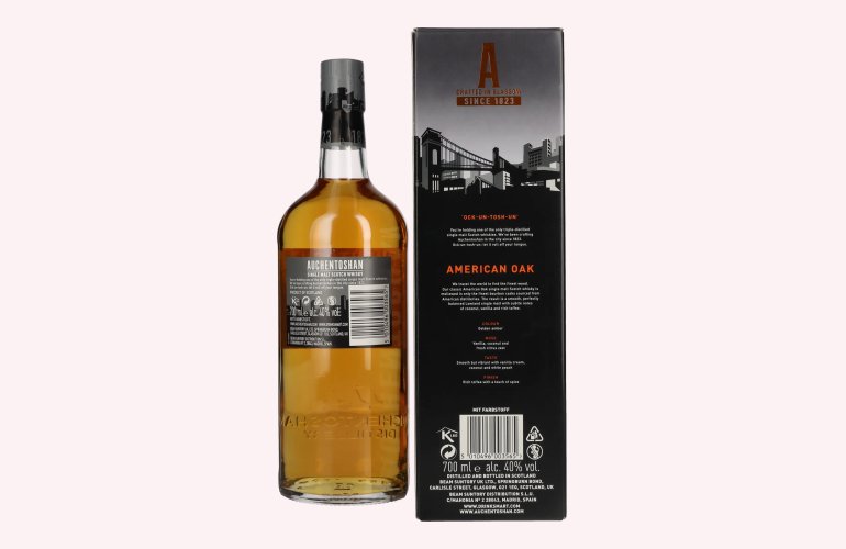 Auchentoshan AMERICAN OAK Single Malt Scotch Whisky 40% Vol. 0,7l in geschenkverpakking