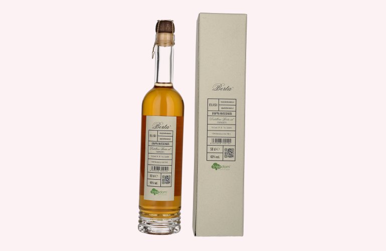 Berta Grappa Elisi 43% Vol. 0,5l in Giftbox
