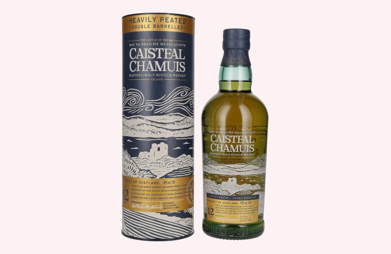 Caisteal Chamuis 12 Years Old Sherry Casks Heavily Peated Blended Malt 46% Vol. 0,7l in Giftbox