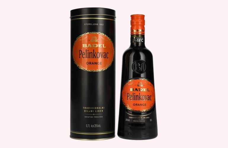 Badel Pelinkovac ORANGE 25% Vol. 0,7l in Tinbox