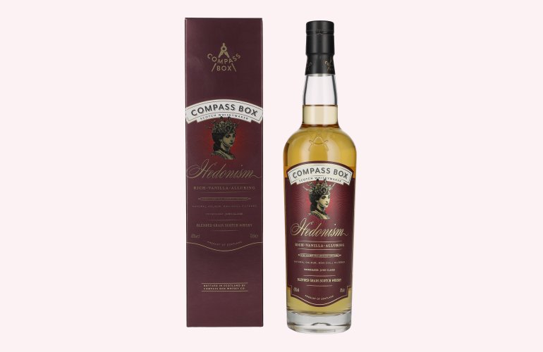 Compass Box HEDONISM Blended Grain Scotch Whisky 43% Vol. 0,7l en boîte cadeau