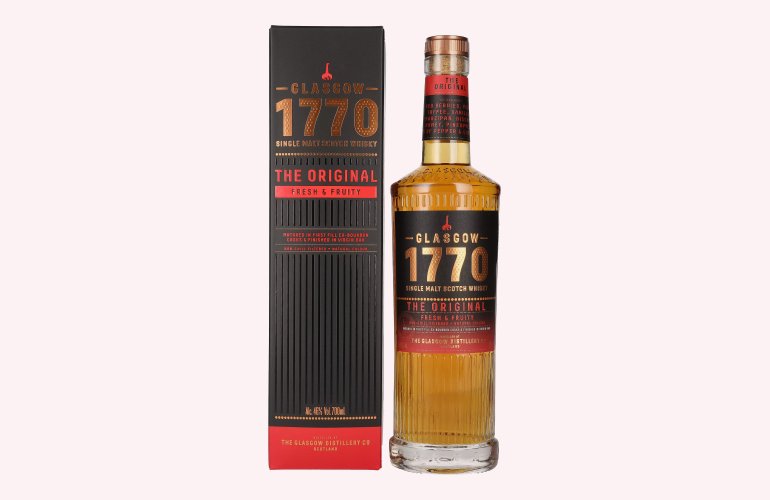 1770 Glasgow THE ORIGINAL Single Malt Fresh & Fruity 46% Vol. 0,7l in Geschenkbox