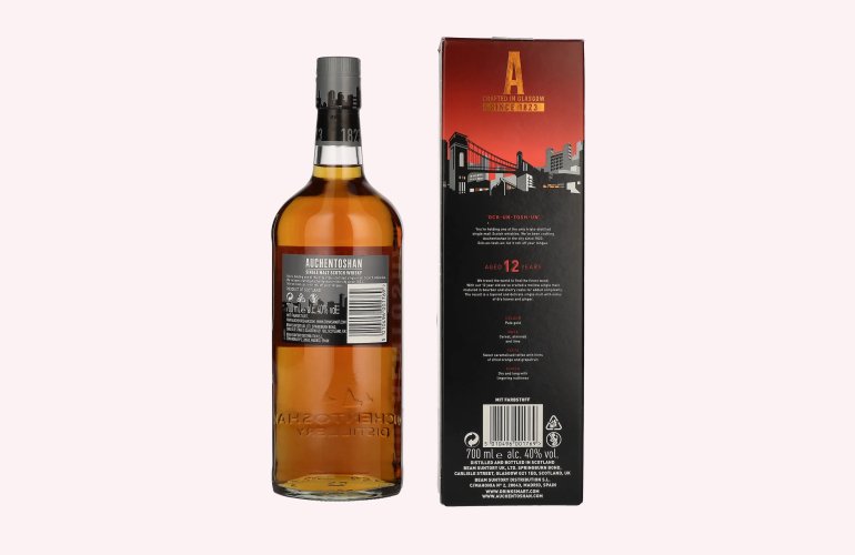Auchentoshan 12 Years Old Single Malt Scotch Whisky 40% Vol. 0,7l in Geschenkbox