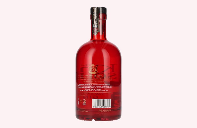 The King of Soho Variorum Gin Pink Strawberry Edition 37,5% Vol. 0,7l
