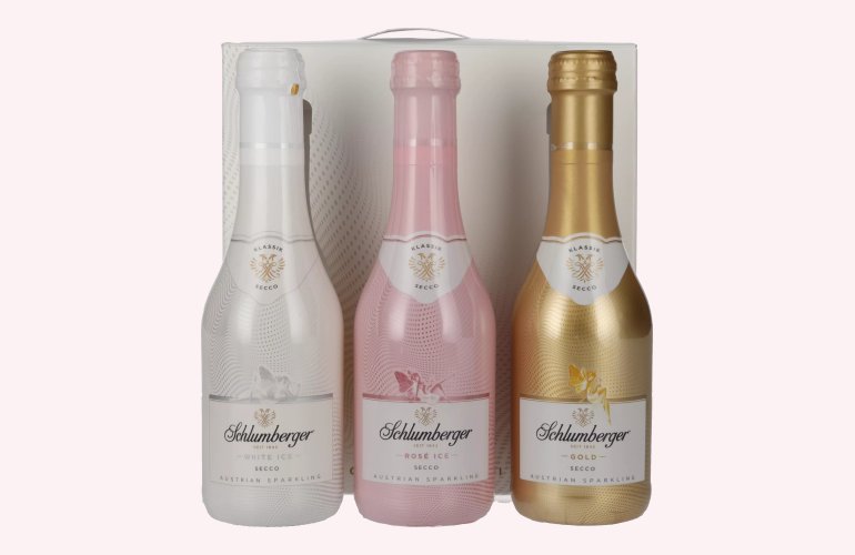 Schlumberger ICE Secco Selection 11,5% Vol. 3x0,2l in geschenkverpakking