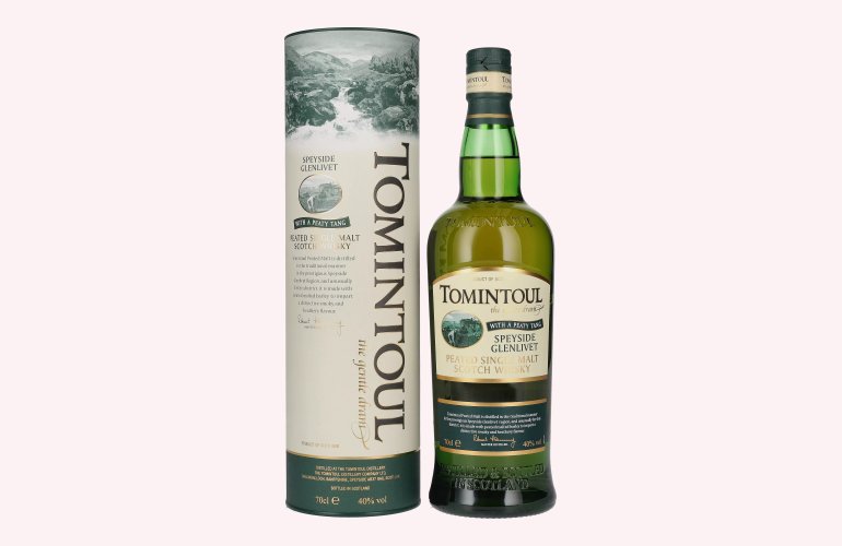 Tomintoul Single Peated Malt WITH A PEATY TANG 40% Vol. 0,7l in Geschenkbox