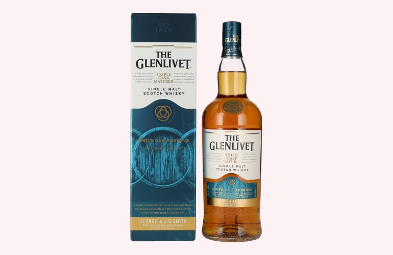 The Glenlivet WHITE OAK RESERVE Triple Cask Matured 40% Vol. 1l in Geschenkbox