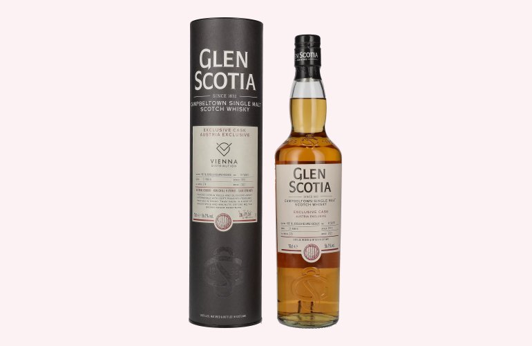 Glen Scotia 8 Years Old AUSTRIA EXCLUSIVE Cask 2014 56,1% Vol. 0,7l in Giftbox