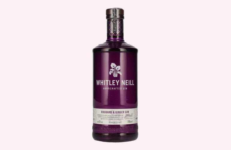 Whitley Neill RHUBARB & GINGER GIN 43% Vol. 0,7l