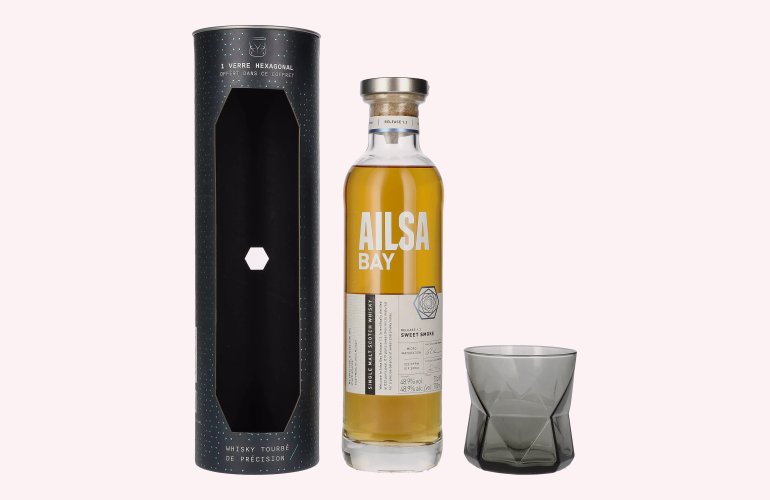 Ailsa Bay SWEET SMOKE Single Malt Scotch Whisky Release 1.2 48,9% Vol. 0,7l in Geschenkbox mit Glas