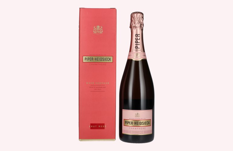 Piper-Heidsieck Champagne ROSÉ SAUVAGE Brut 12% Vol. 0,75l in geschenkverpakking