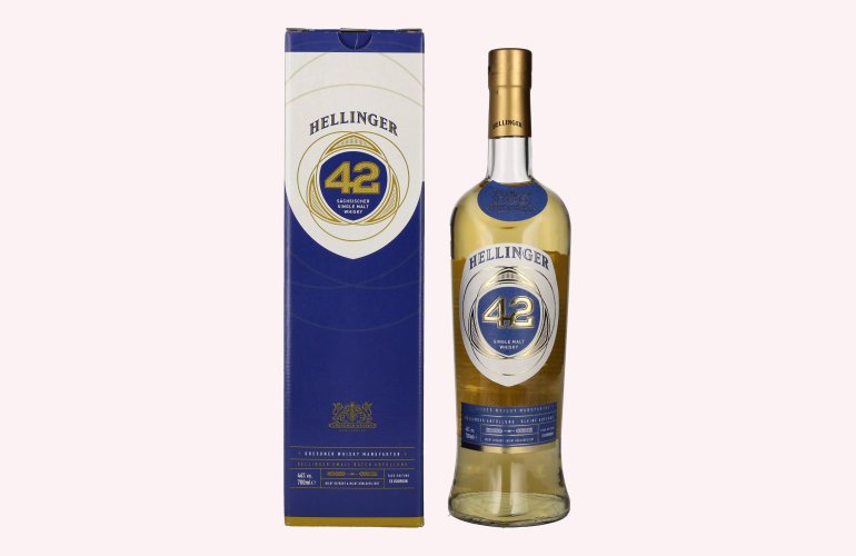 Hellinger 42 Sächsischer Single Malt Whisky 46% Vol. 0,7l in Geschenkbox